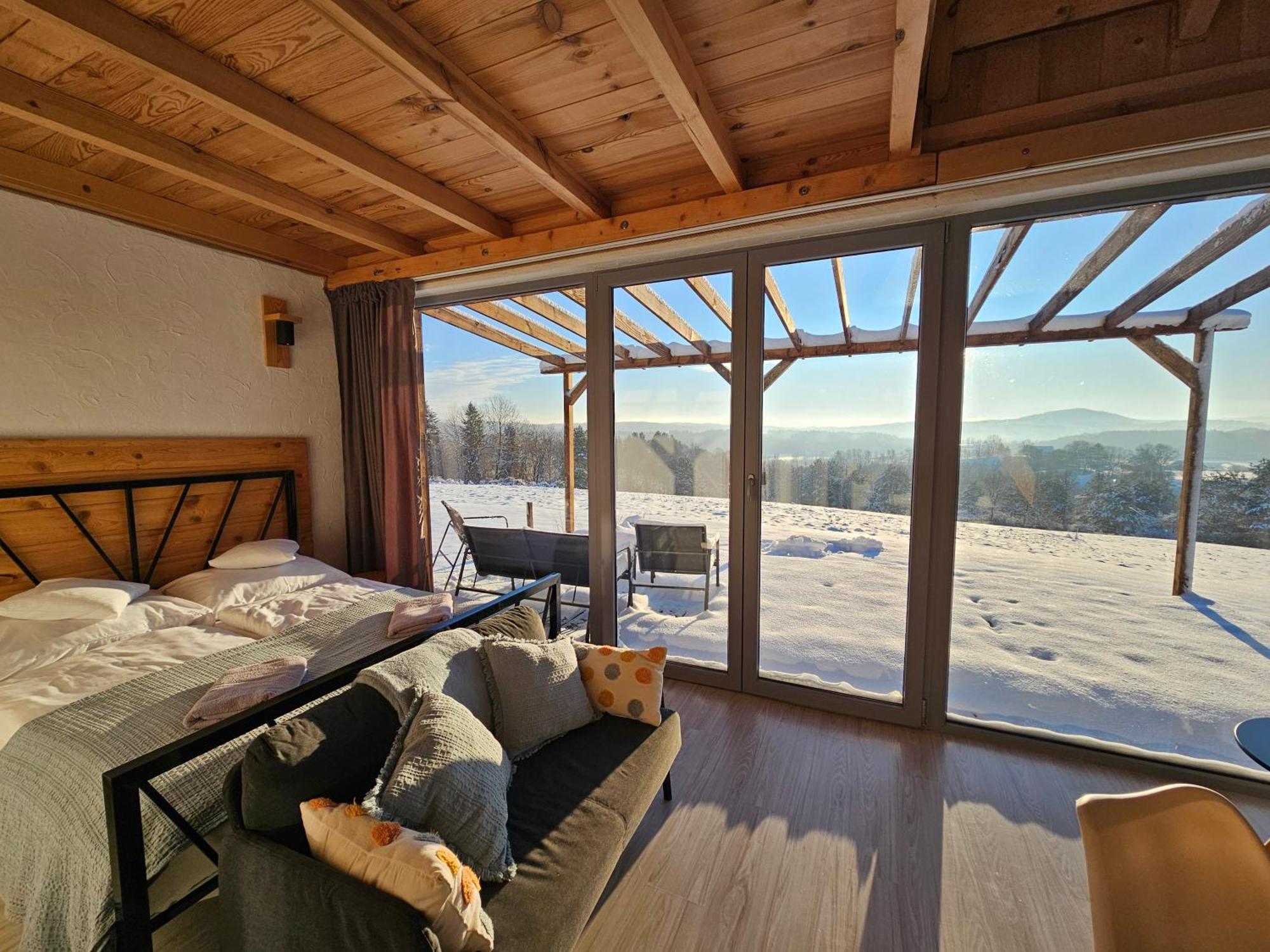 Widokowe Stodoly Bieszczady Villa Lesko Kültér fotó